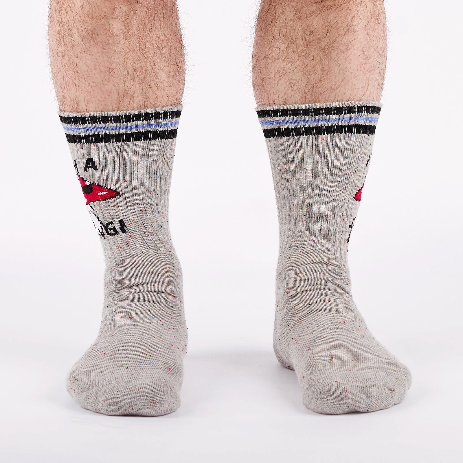 I'm a Fungi Ribbed Crew Socks