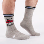 I'm a Fungi Ribbed Crew Socks
