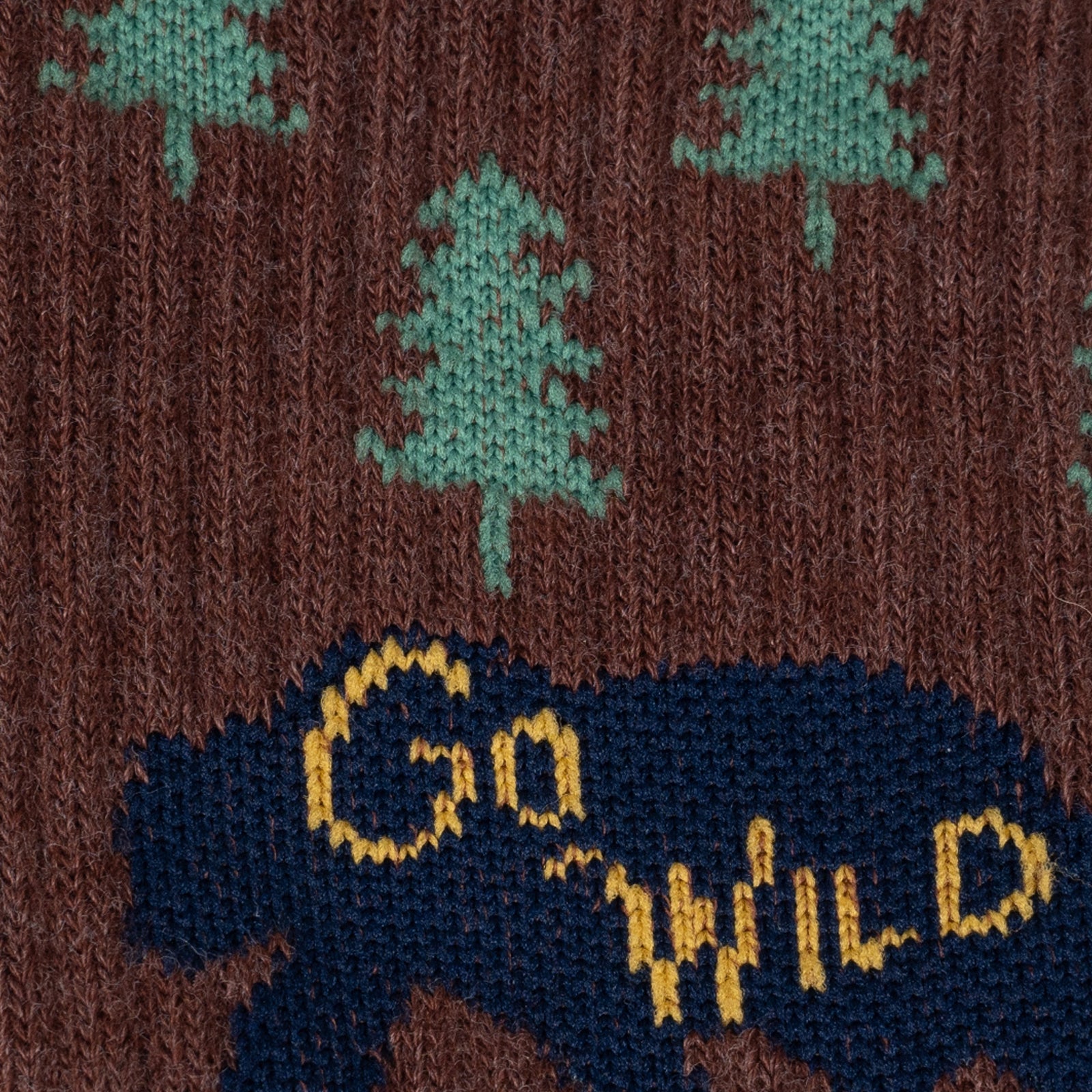 Go Wild Ribbed Crew Socks
