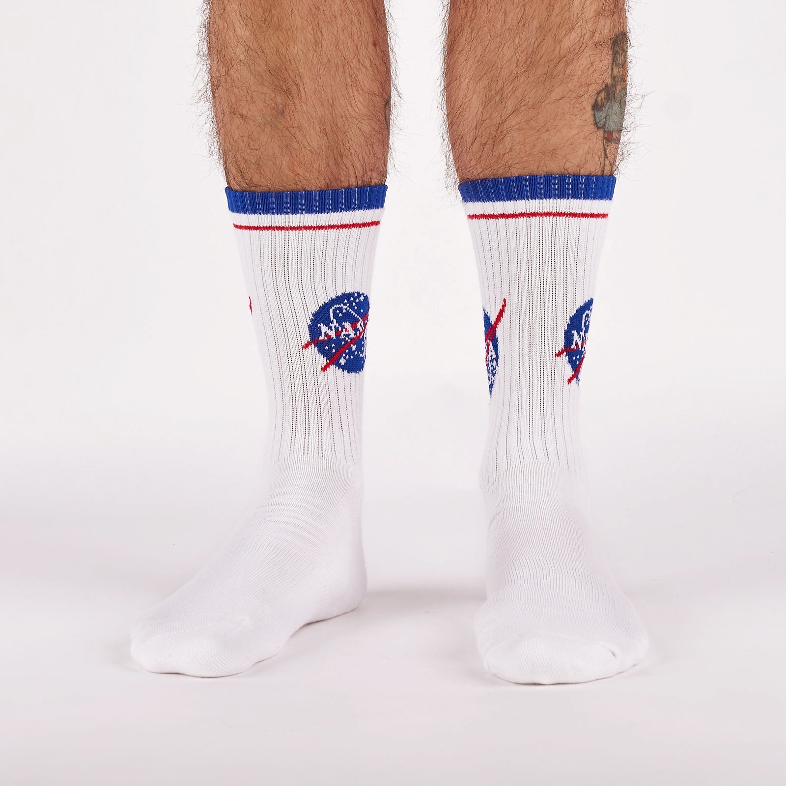 Out of This World Ribbed Crew Socks