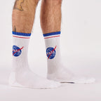 Out of This World Ribbed Crew Socks