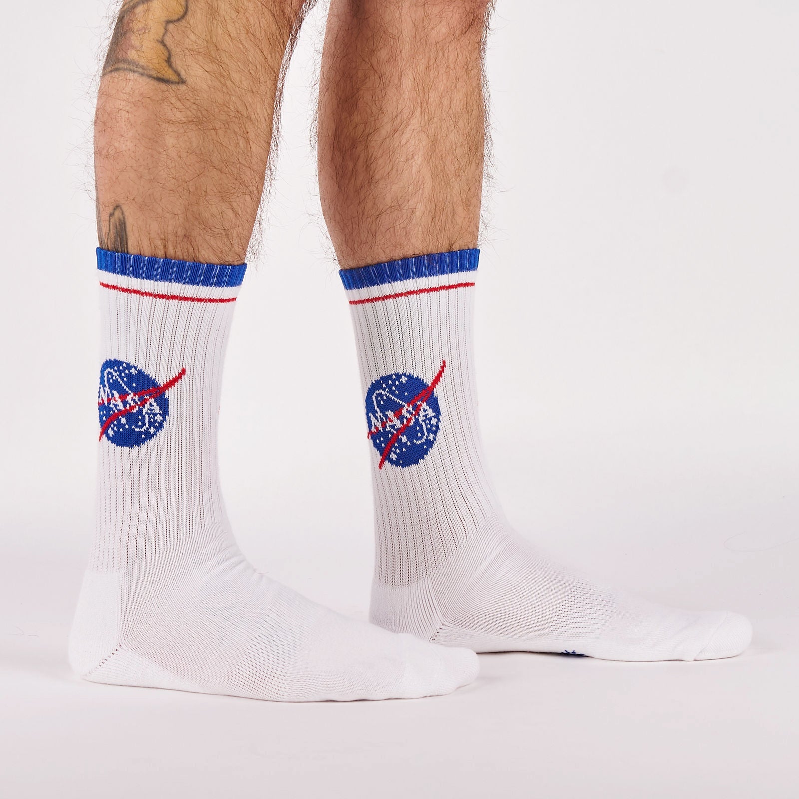 Out of This World Ribbed Crew Socks