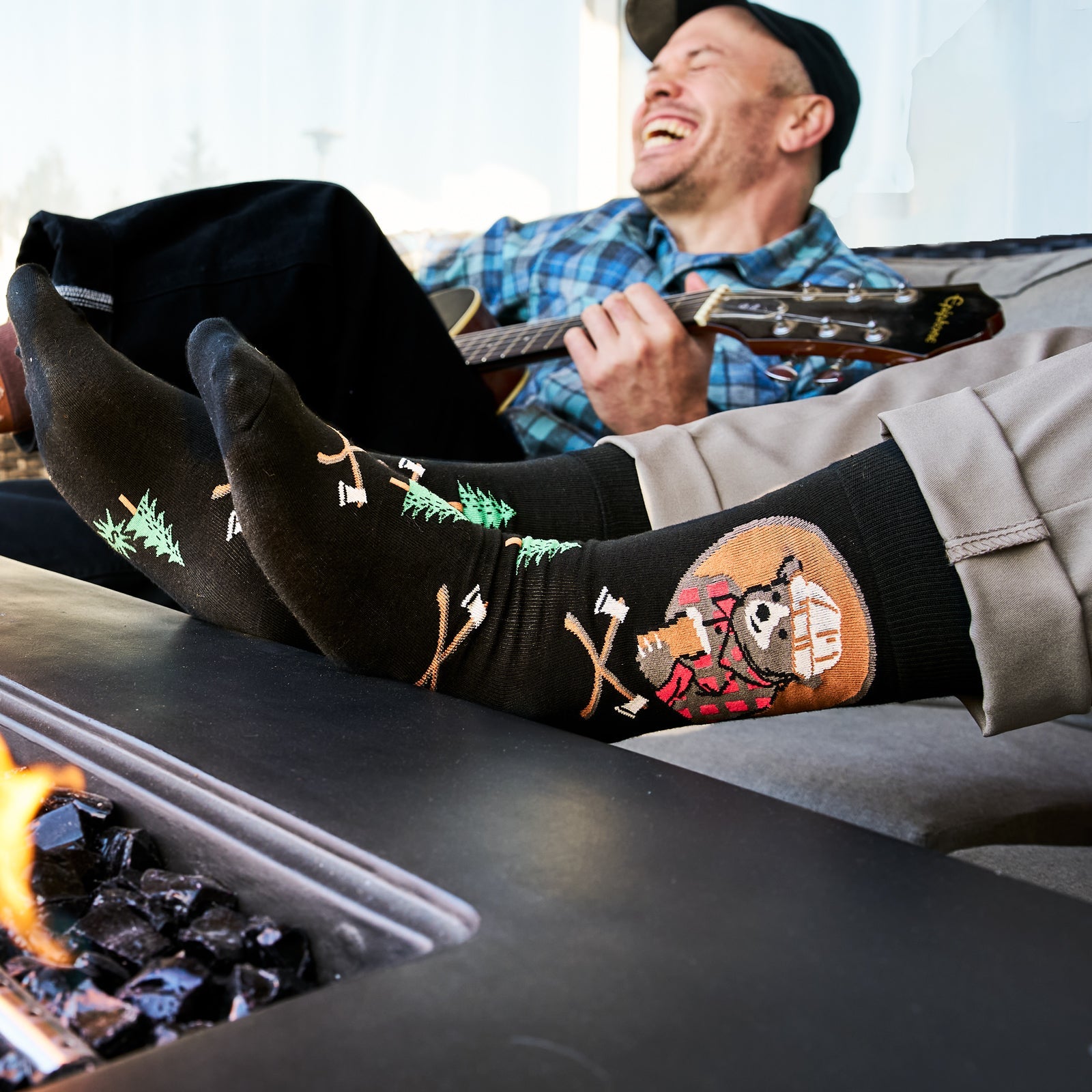 Bear Necessities Crew Socks