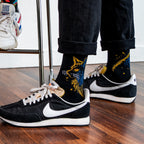 Night Cat Crew Socks