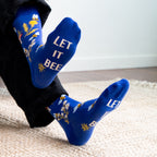 Let It Bee Crew Socks
