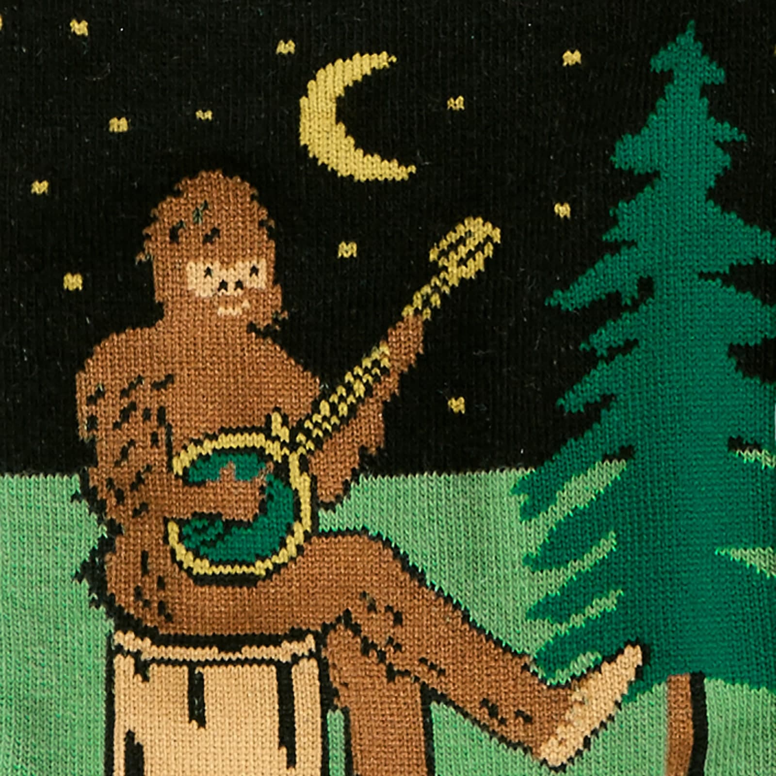 Sasquatch Camp Out Men's Crew Socks