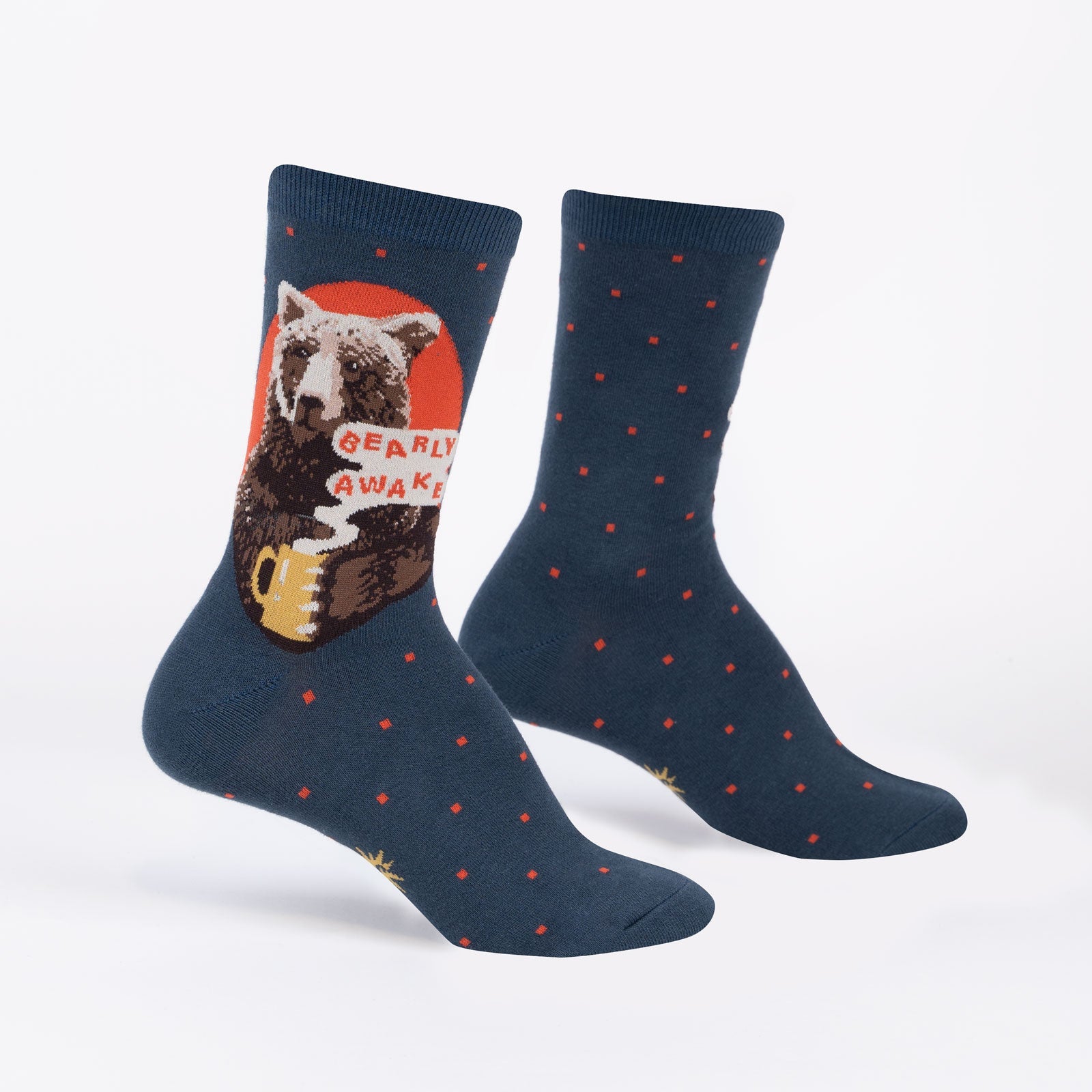 Bearly Awake Crew Socks