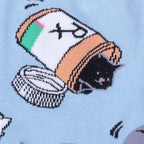 Purr-scription For Happiness Crew Socks
