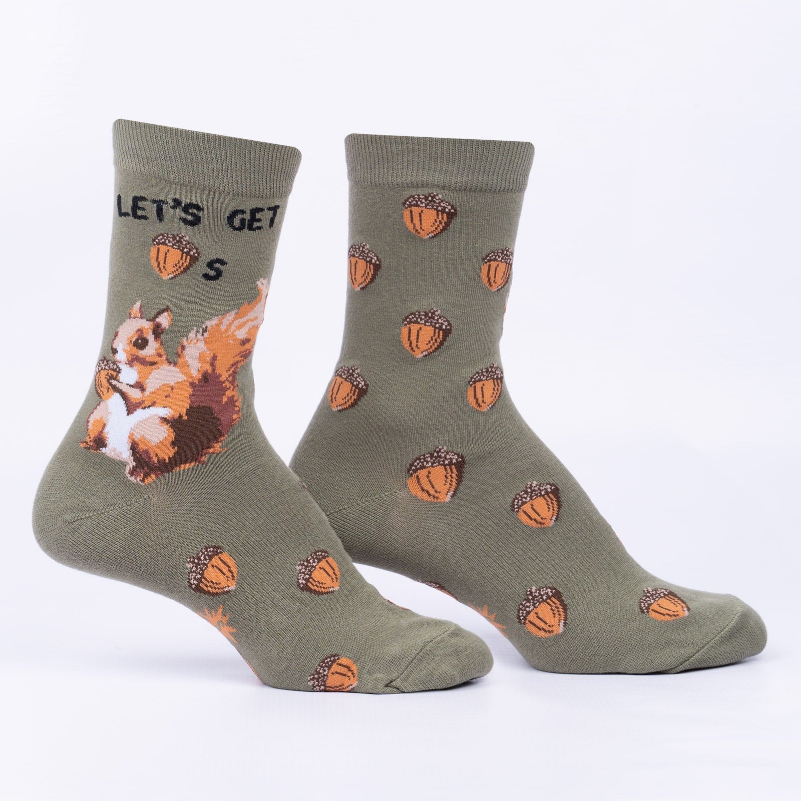 Let's Get Nuts Women's Crew Socks