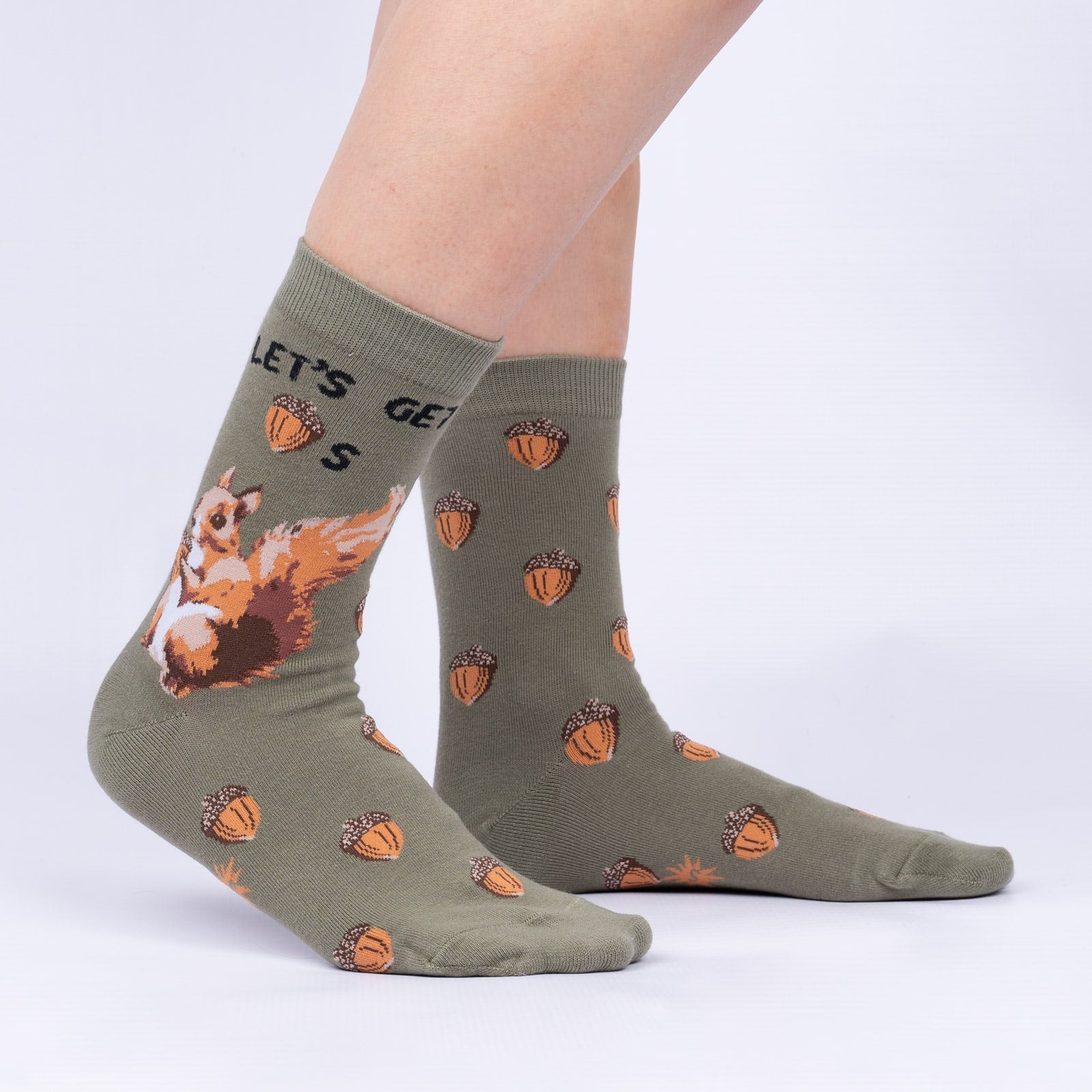 Let's Get Nuts Women's Crew Socks
