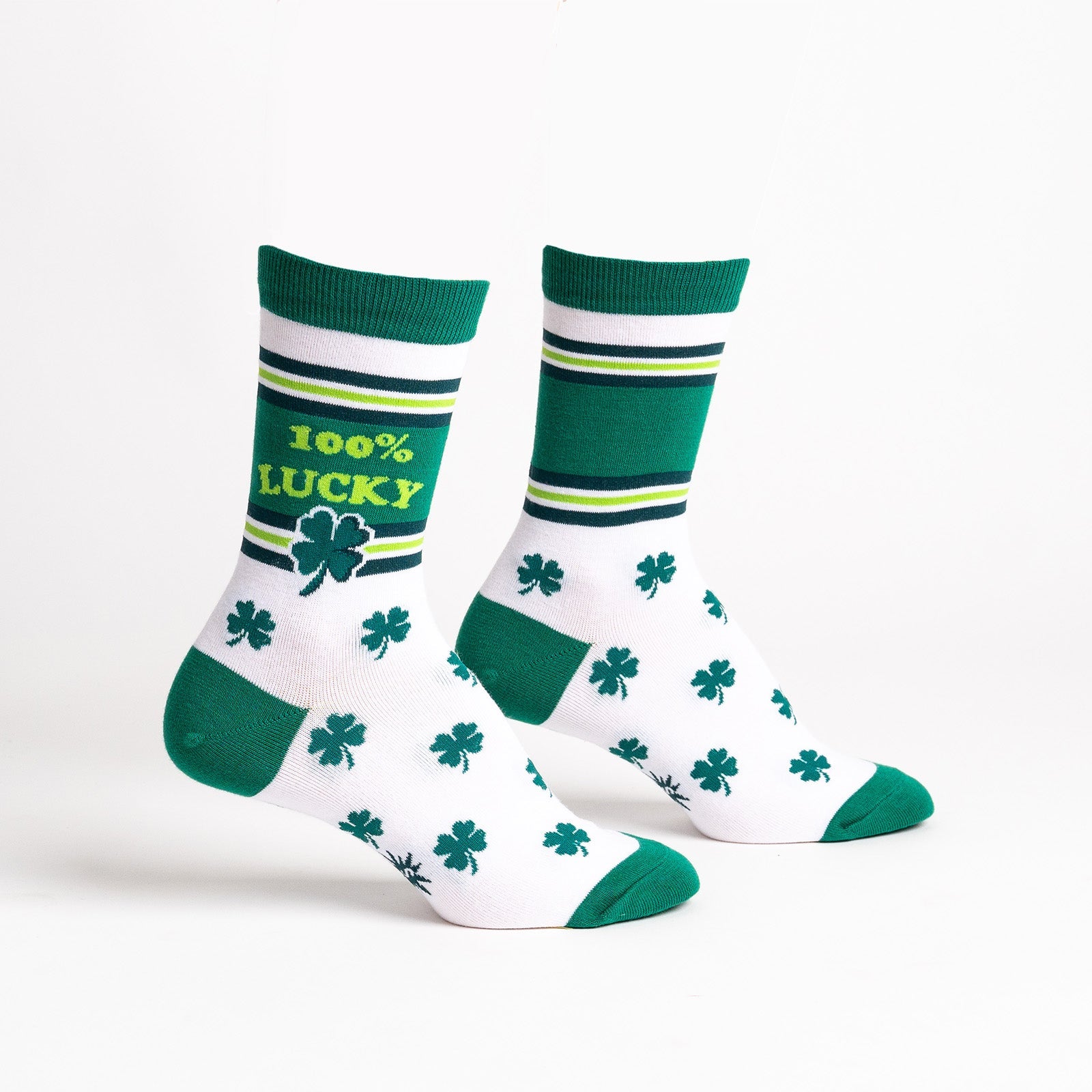100% Lucky Women's Crew Socks