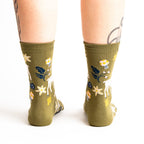 I See You Over Deer Crew Socks