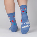 Just Chillin' Crew Socks