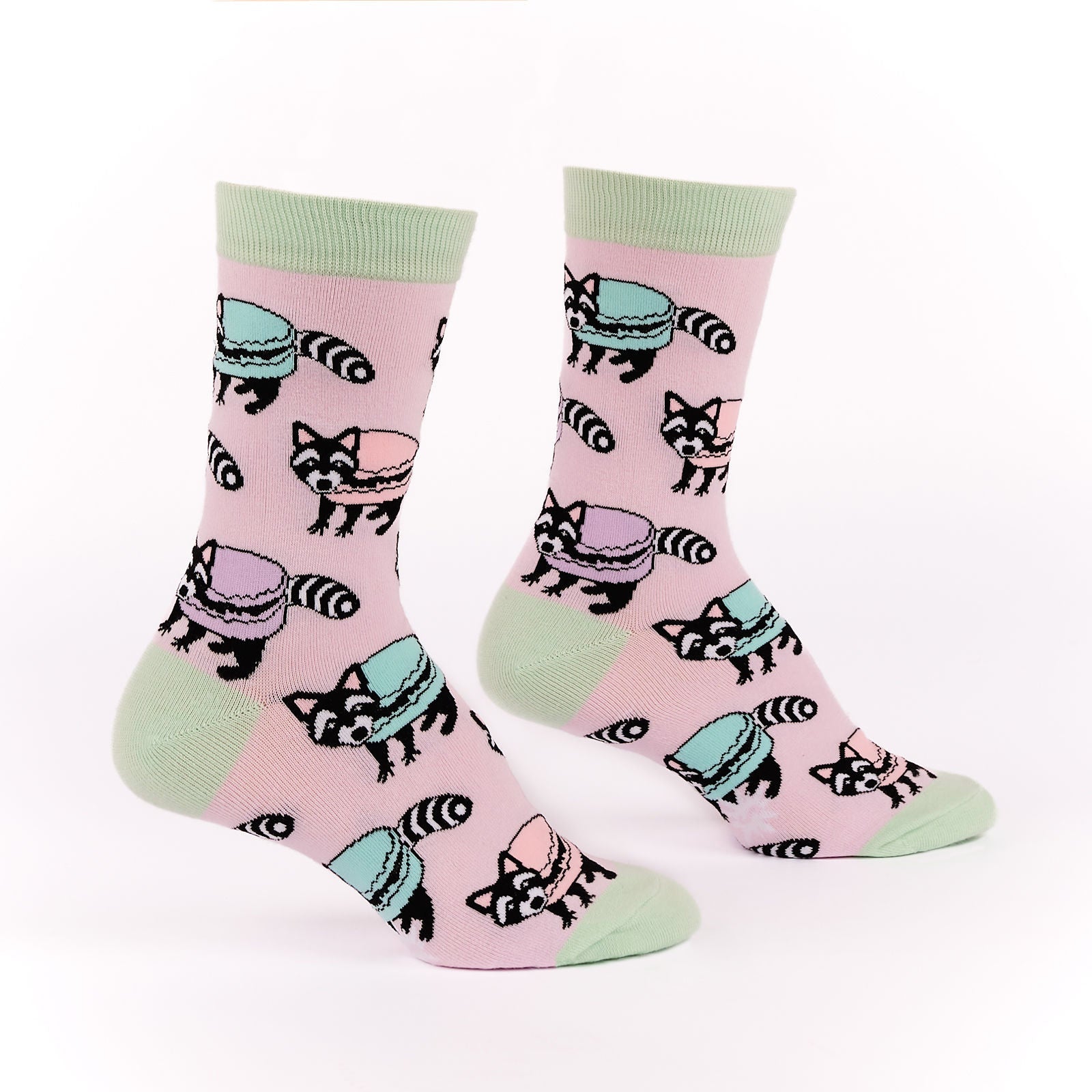 Macaraccoon Crew Socks