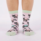 Macaraccoon Crew Socks