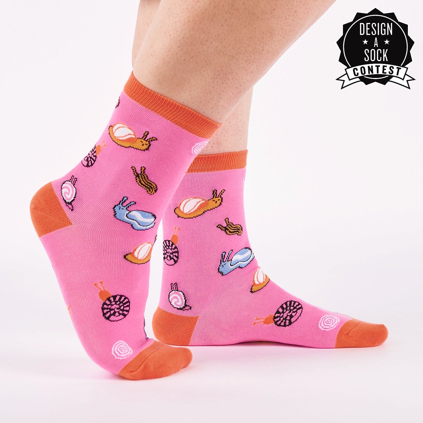 Jelly Candy Snails Crew Socks