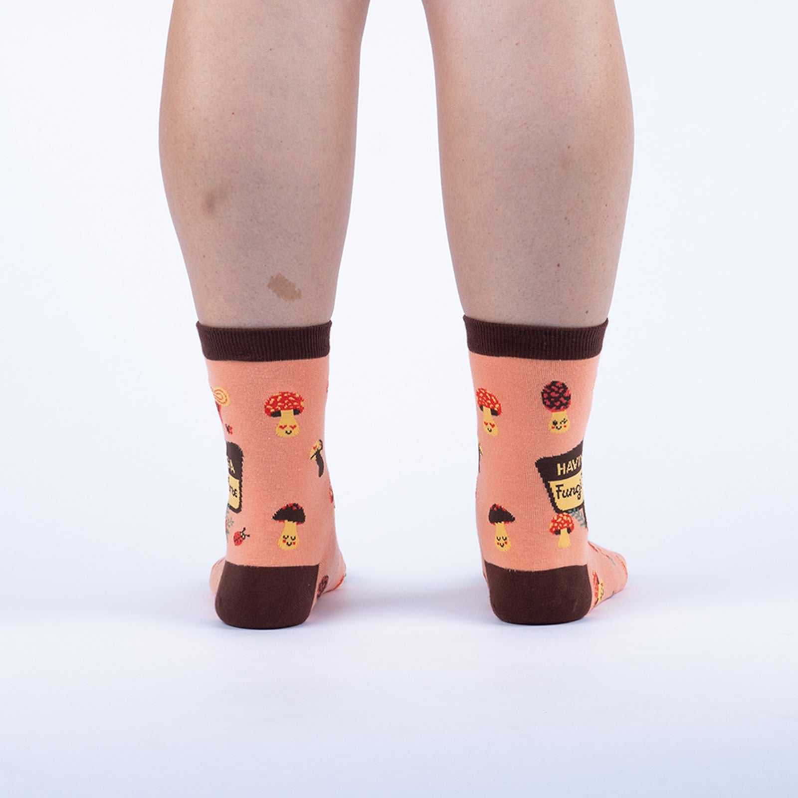 Having a Fungi Time Crew Socks