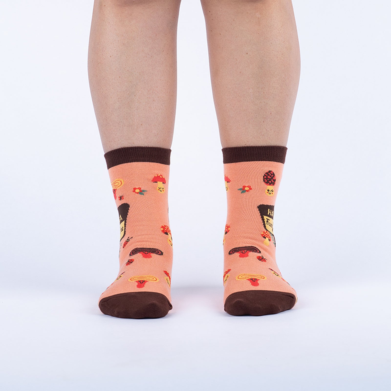 Having a Fungi Time Crew Socks