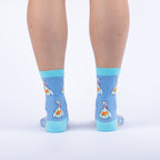 Gold Fish Crew Socks