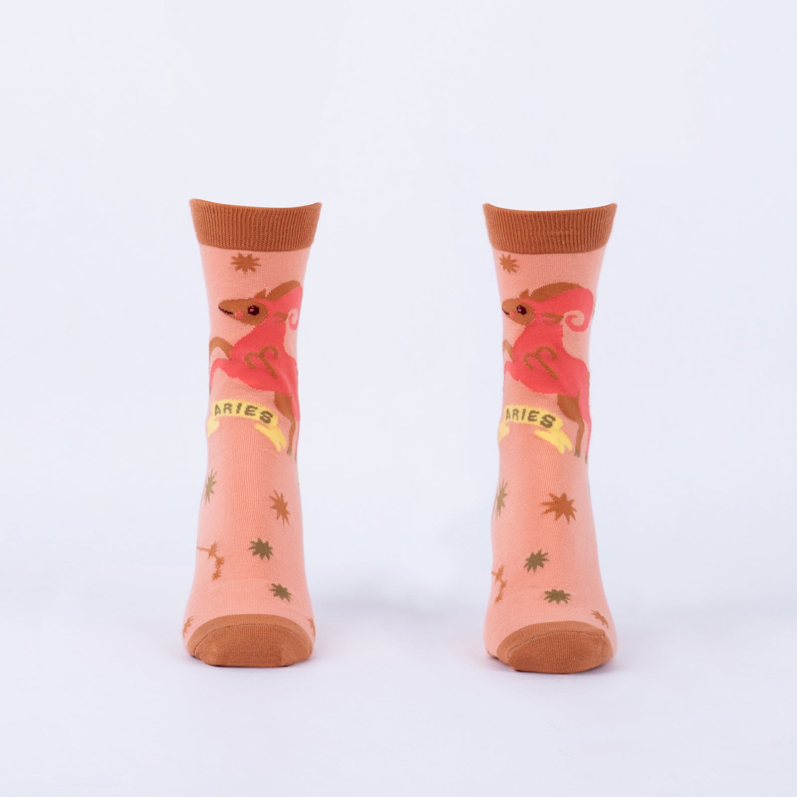 Aries Greeting Card with Socks