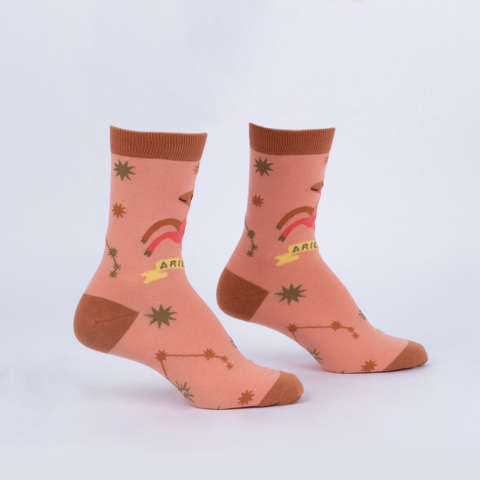 Aries Greeting Card with Socks