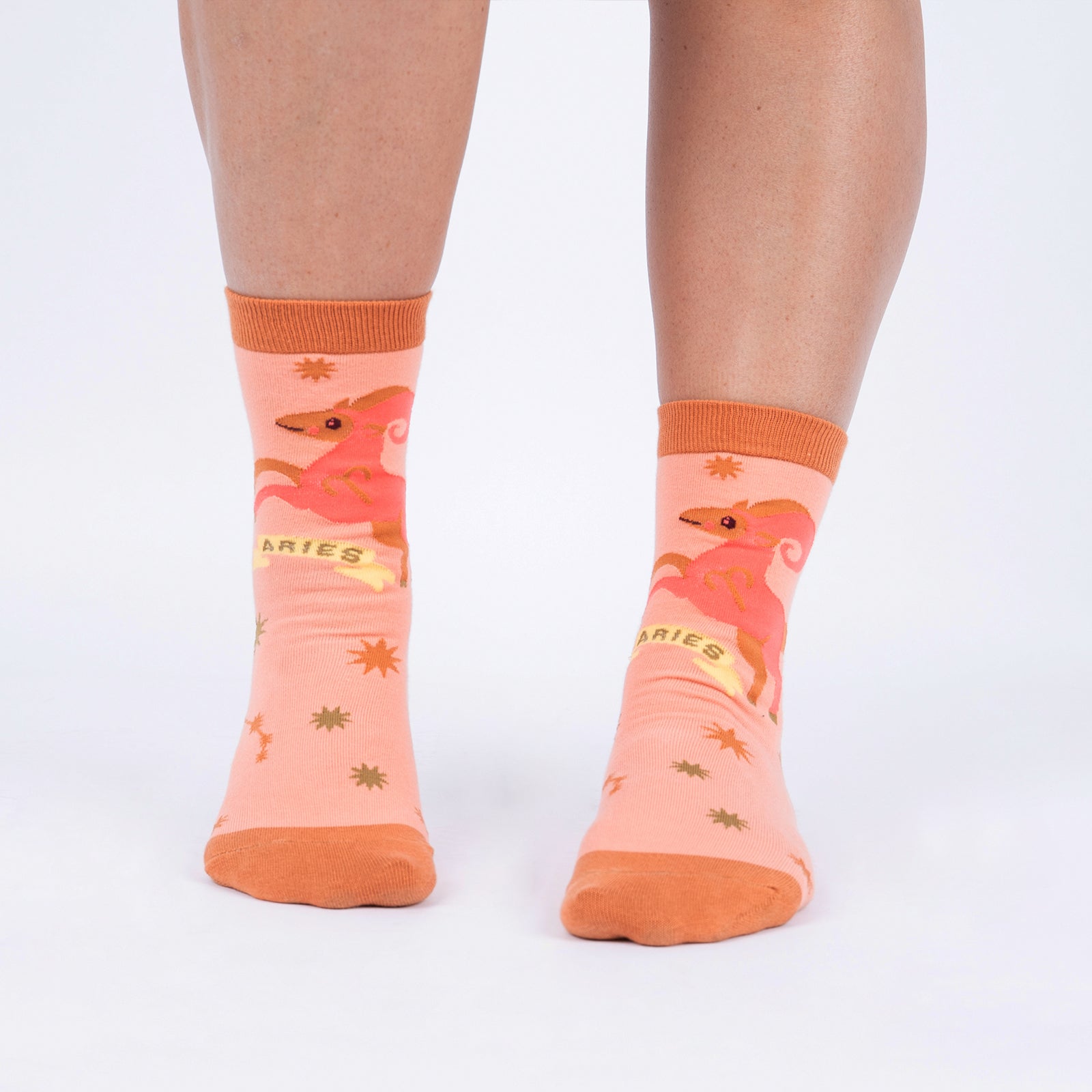 Aries Greeting Card with Socks