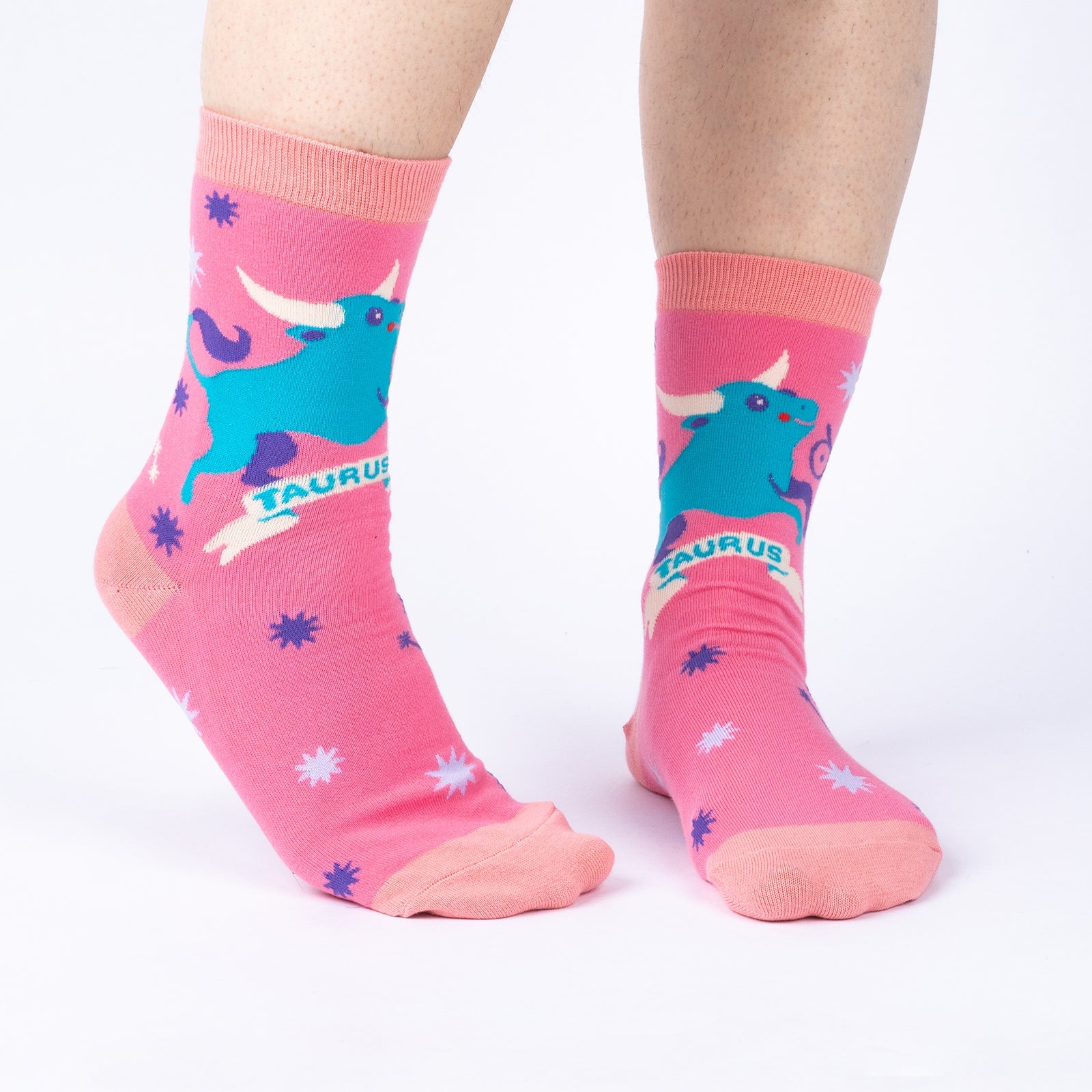 Taurus Greeting Card with Socks