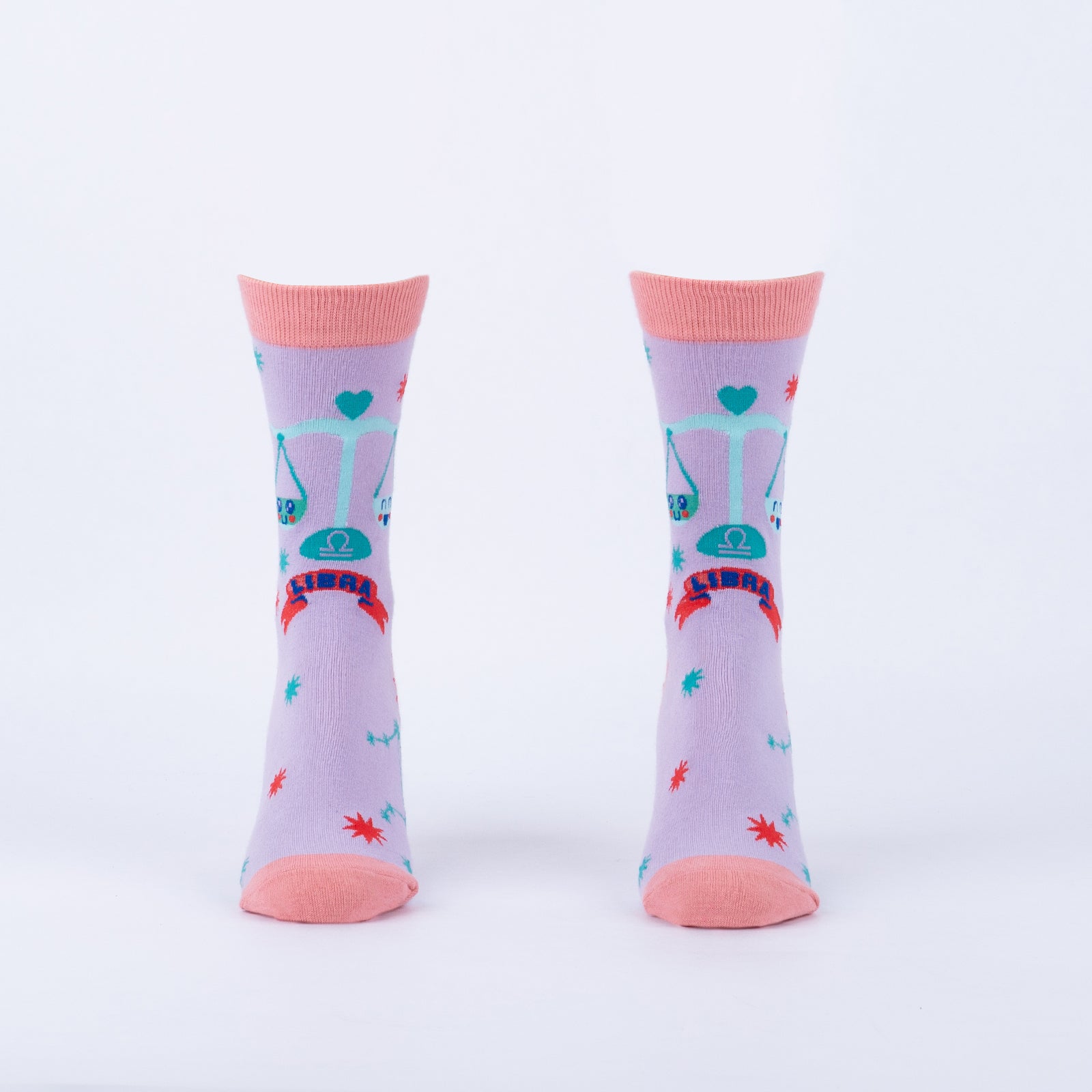 Libra Greeting Card with Socks
