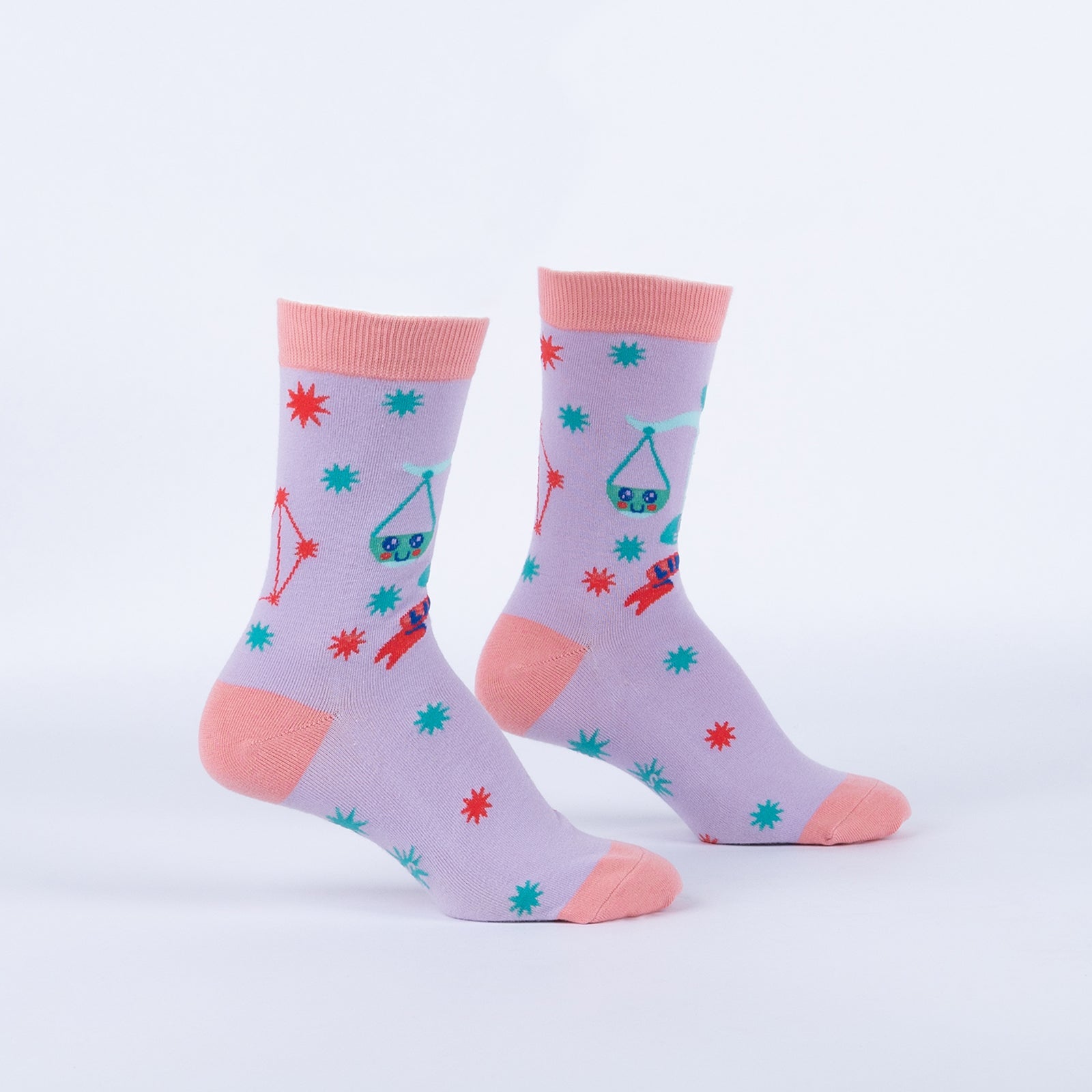 Libra Greeting Card with Socks