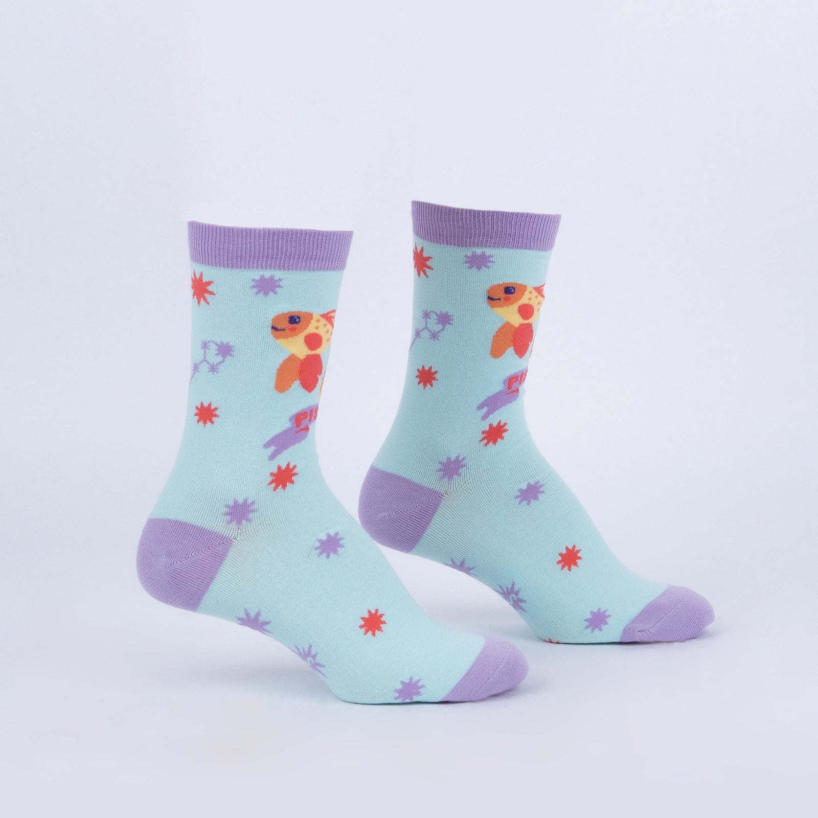 Pisces Greeting Card with Socks