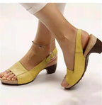 Comfy Elegant Women's Low Chunky Heel Shoes
