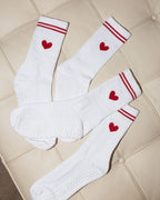 The Heart Grip Socks