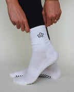 The Plumeria Grip Socks