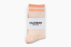 The Classic Grip Socks - Pink Stripes